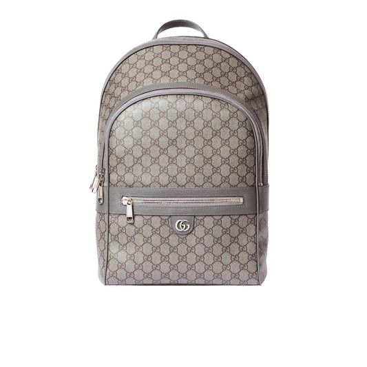 Ophidia Medium GG Supreme Canvas Backpack Grey 43cm 821938 Faefh 8793 OPHIDIA Bag