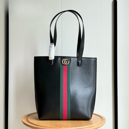 Ophidia Medium Leather Tote Bag Black 36Cm 834465 AAE1A 1042 OPHIDIA Bag