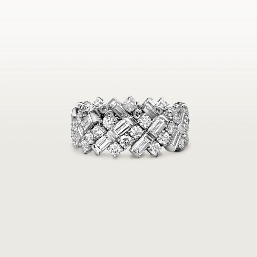 18K Celestial Reflection De Wedding Ring