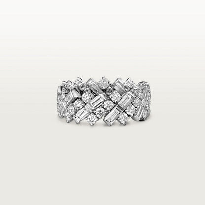 18K Celestial Reflection De Wedding Ring
