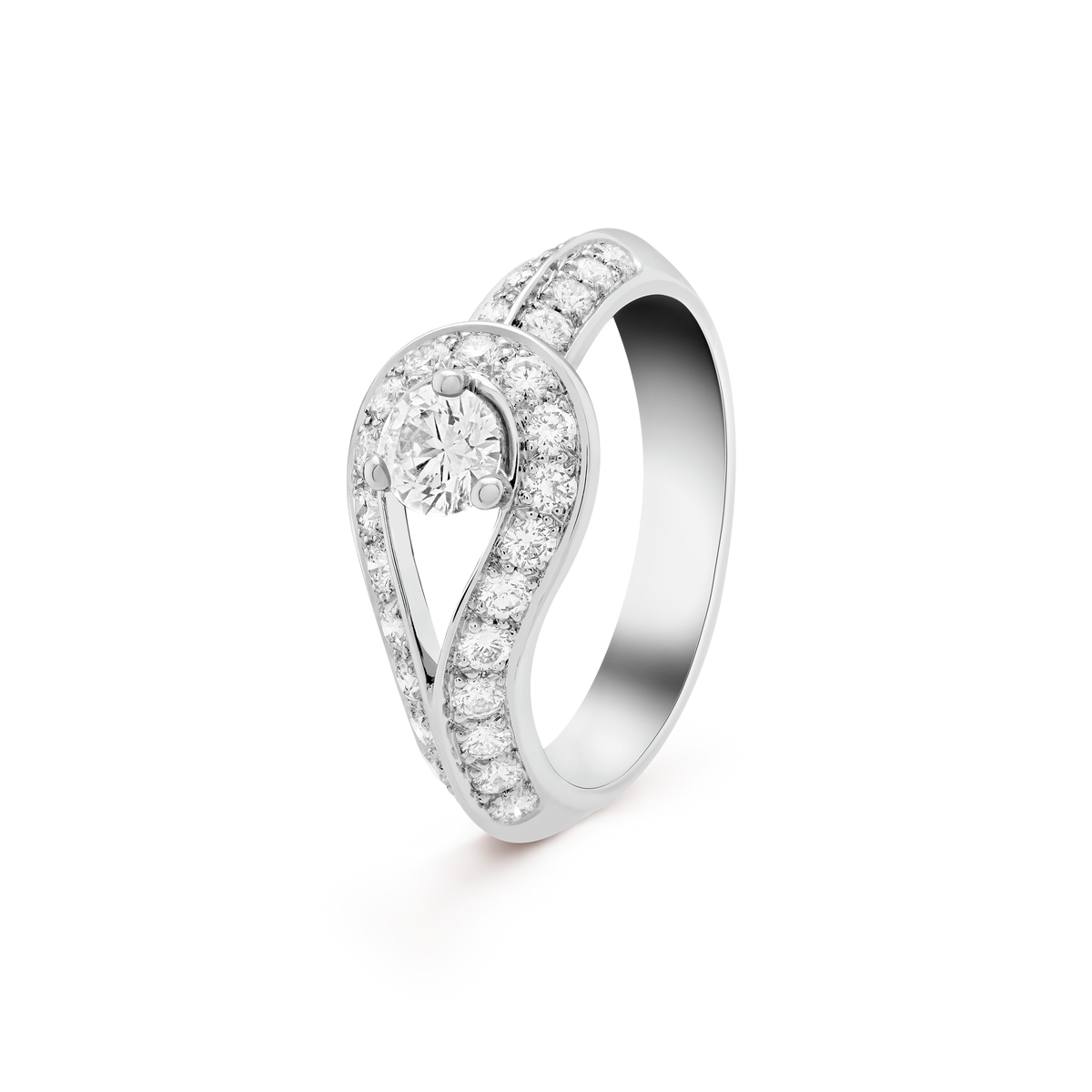 18K Celestial Couture Solitaire Ring