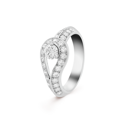 18K Celestial Couture Solitaire Ring