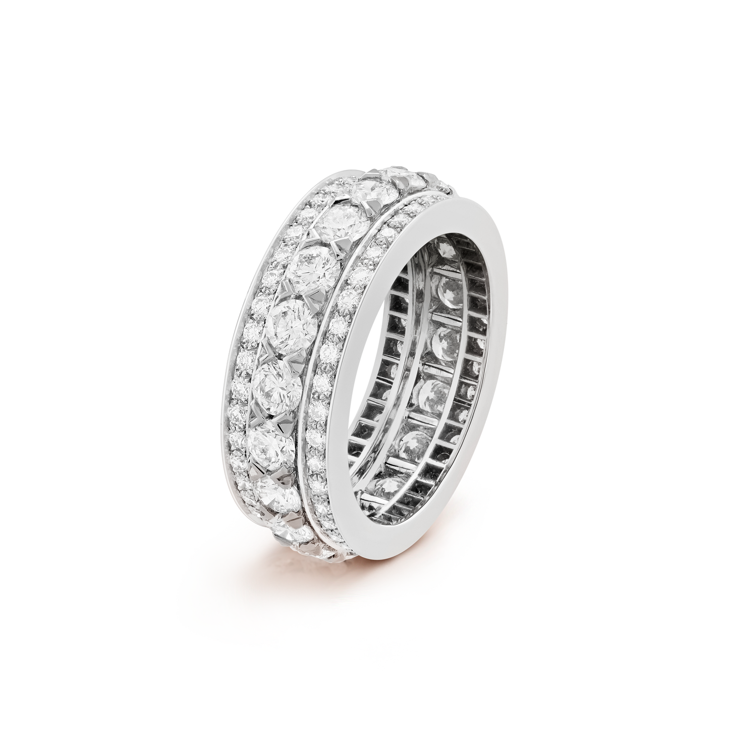 18K Celestial Enlacement Wedding Ring