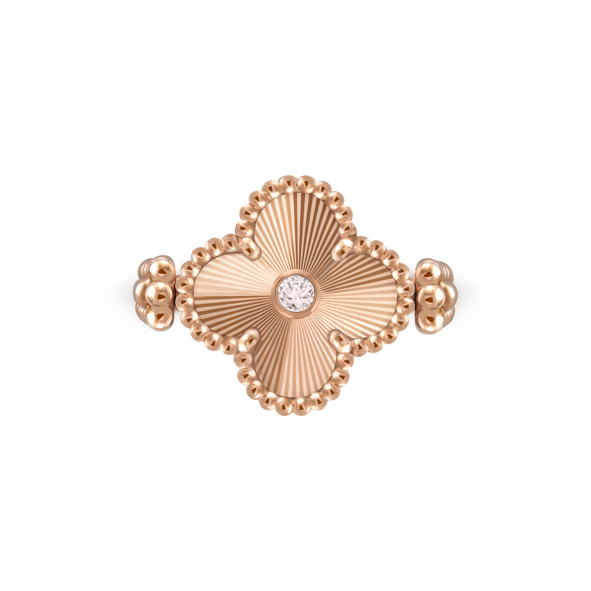 18K Celestial Vintage Alhambra Reversible Ring