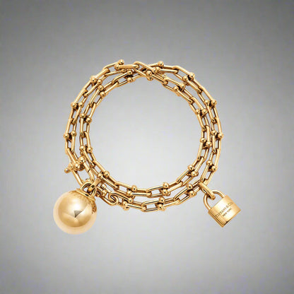 18K Celestial T HardWear Small Wrap Bracelet