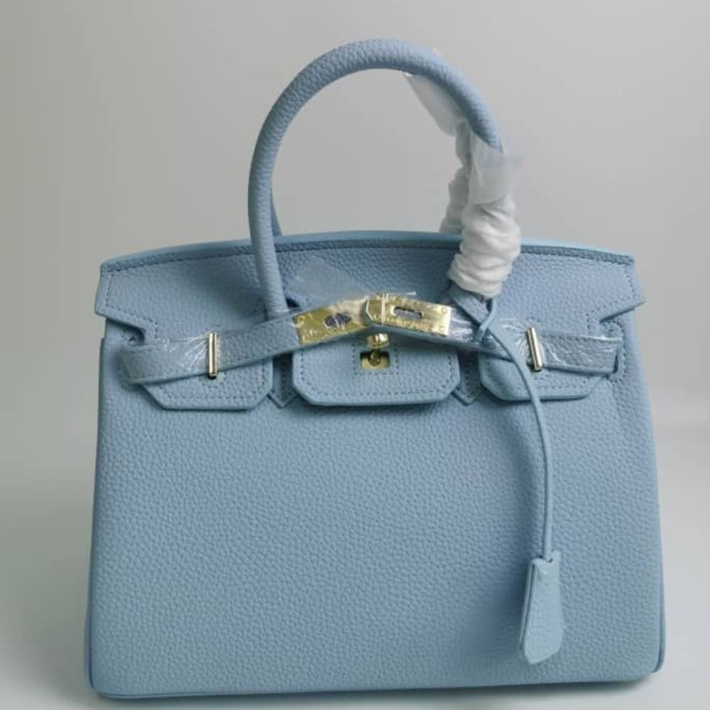 Birkin 35 Togo Leather Gold-tone Hardware Handbag Blue 35Cm Birkin Bag