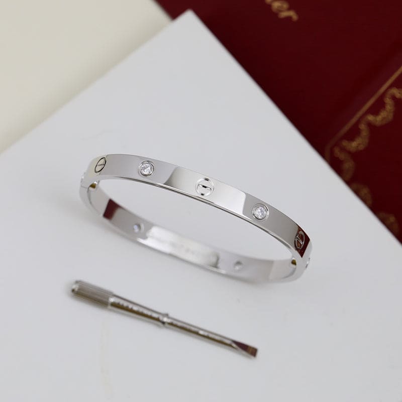 18K Celestial Four Diamonds Love Bracelet