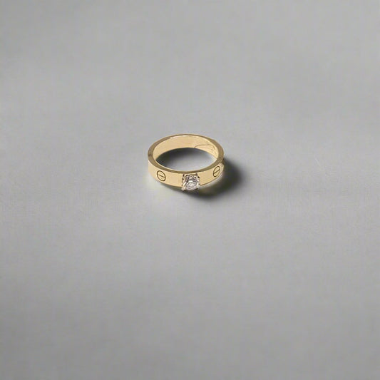 18K Celestial Love Engagement Ring