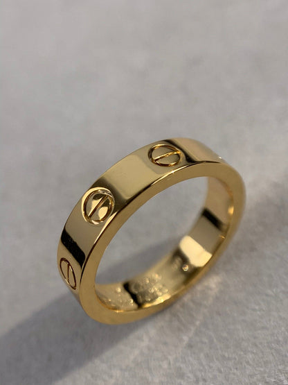 18K Celestial Love Wedding 4mm Ring