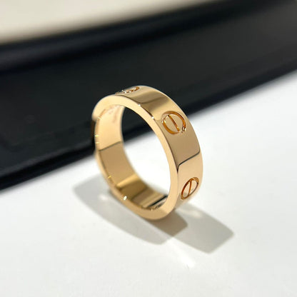 18K Celestial Love Wedding 6mm  Ring