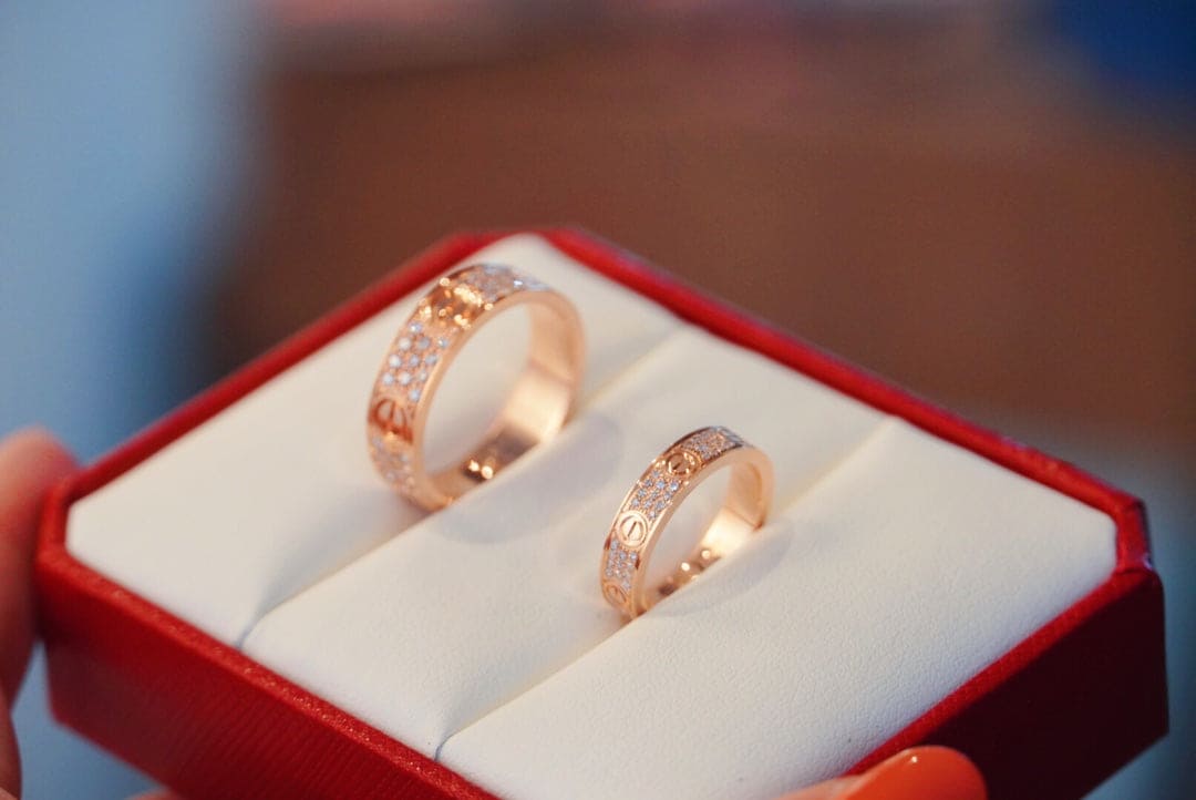 18K Celestial Love Diamond-Paved 6.5mm Ring