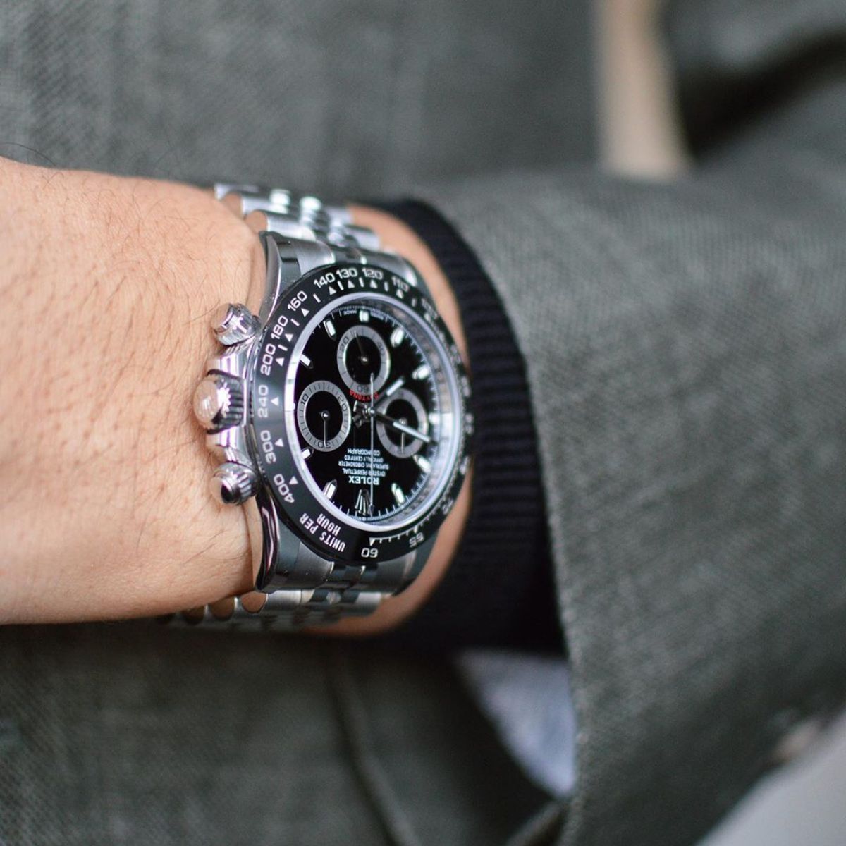 [Super Clone] Regency Racing Chronograph 40 mm Timelesssteel Ceramic Bezel Panda Dial 126500LN 7851
