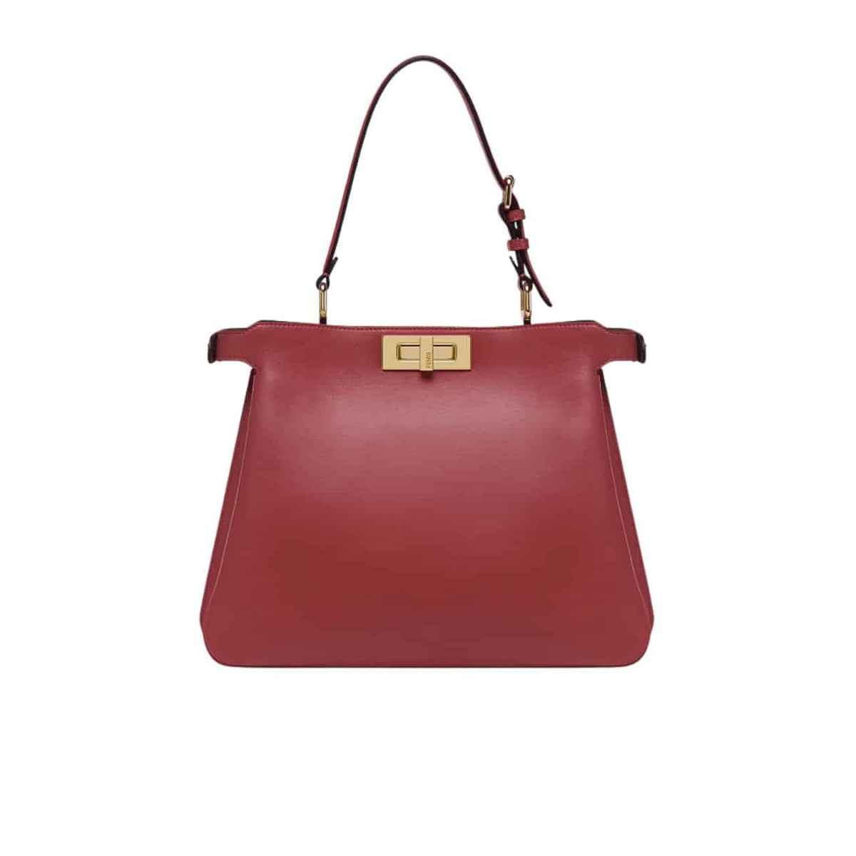 Peekaboo Medium Soft Leather Shoulder Bag Red 33Cm 22 New Collection Bag Peekaboo Bag