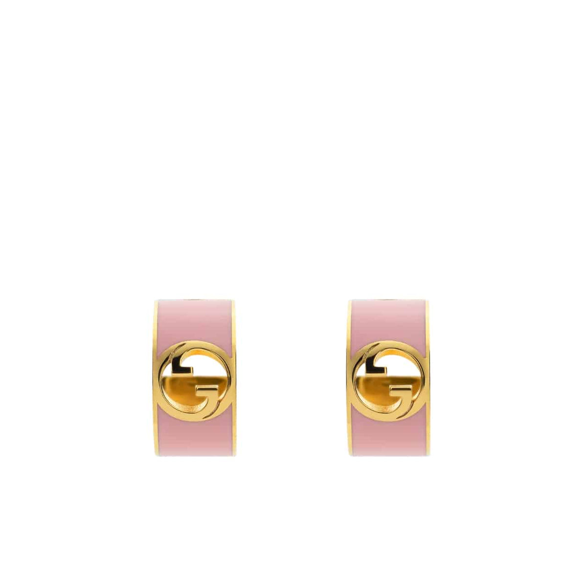 Blondie Enamel Hoop Earrings Pink 796764 J1630 8075 Blondie Bag