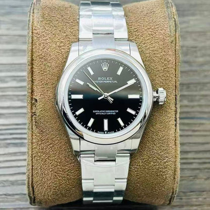 Regency Classic Date 36 mm Timeless Smooth Bezel Bright black Dial 126200 6735