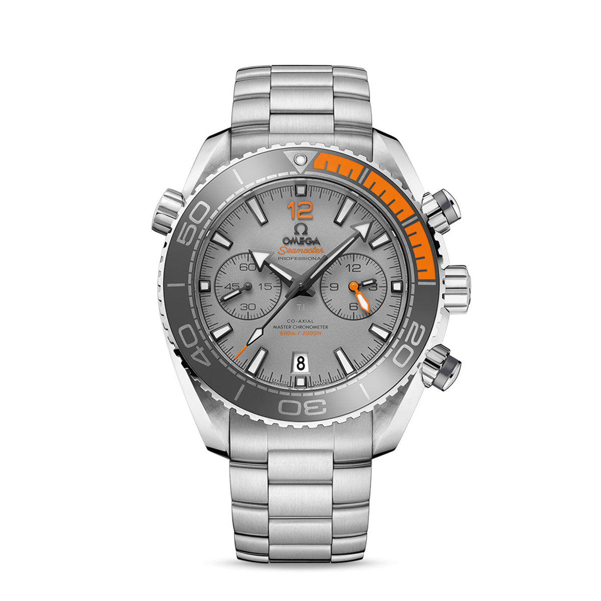 wrist watch Seamaster PLANET OCEAN 600M CO‑AXIAL MASTER CHRONOMETER CHRONOGRAPH Ref# 215.90.46.51.99.001 watch