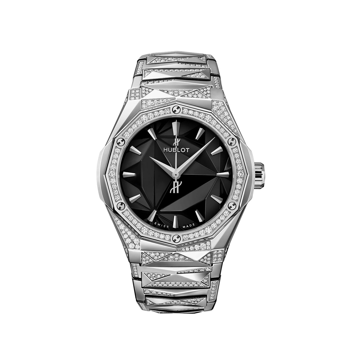 Luxury Watch Classic Fusion ORLINSKI BRACELET TITANIUM ALTERNATIVE PAVÉ watch