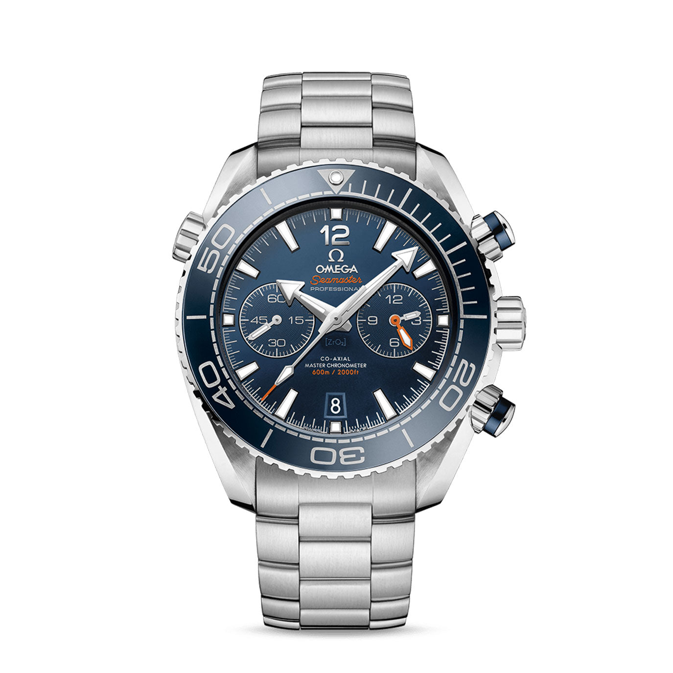 wrist watch Seamaster PLANET OCEAN 600M CO‑AXIAL MASTER CHRONOMETER CHRONOGRAPH Ref# 215.30.46.51.03.001 watch