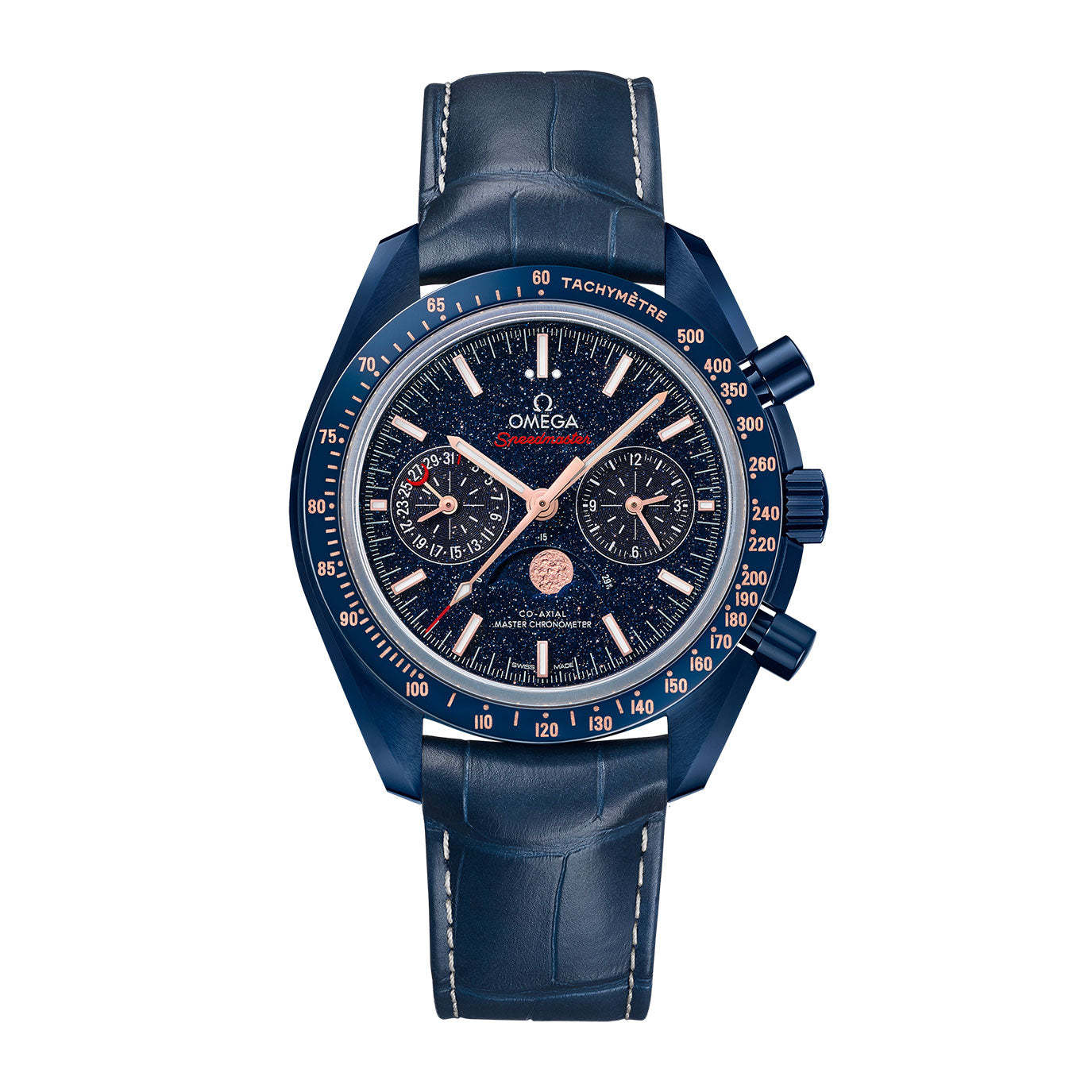wrist watch New 2024, Speedmaster Moonphase, 304.93.44.52.03.002, box and papers watch