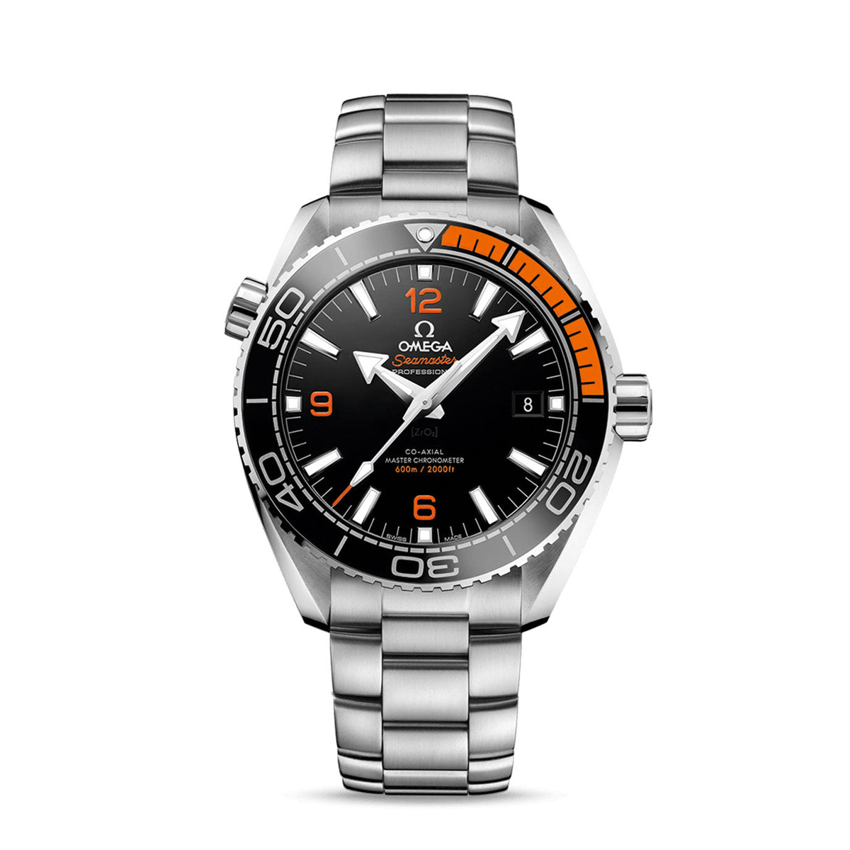 wrist watch Seamaster PLANET OCEAN 600M CO‑AXIAL MASTER CHRONOMETER Ref# 215.30.44.21.01.002 watch