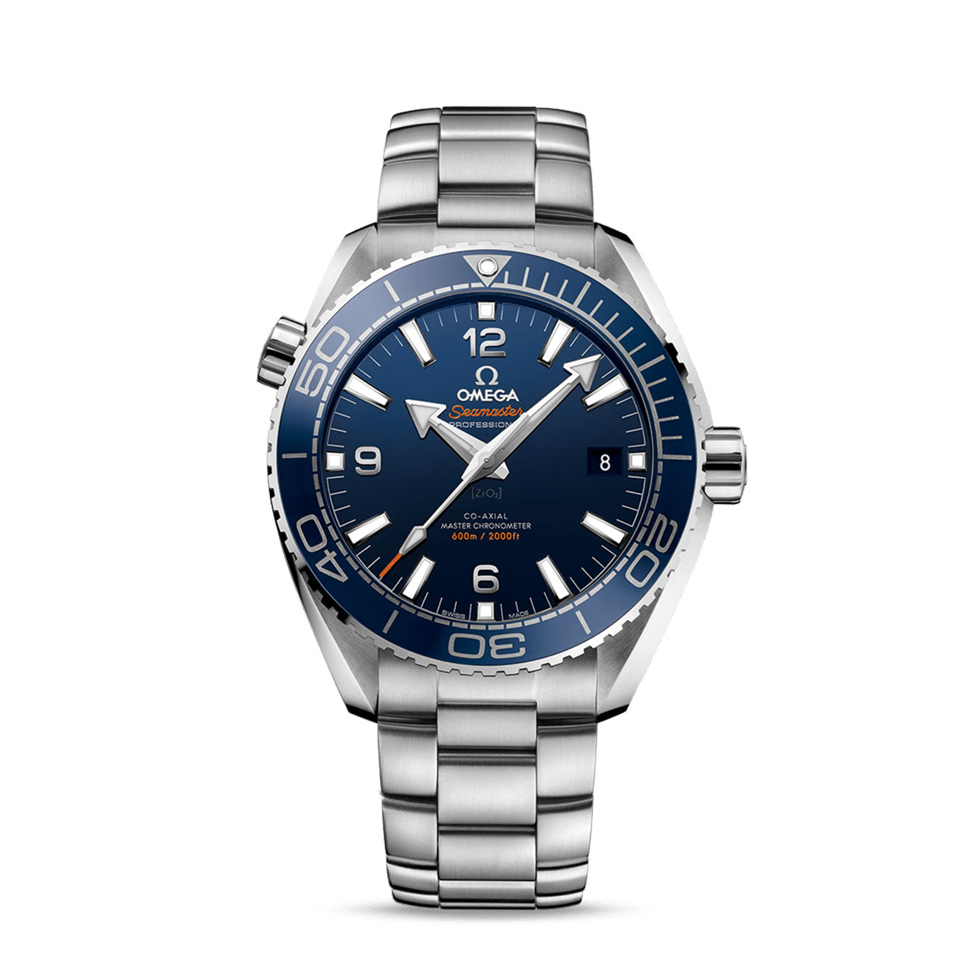wrist watch Seamaster PLANET OCEAN 600M CO‑AXIAL MASTER CHRONOMETER Ref# 215.30.44.21.03.001 watch