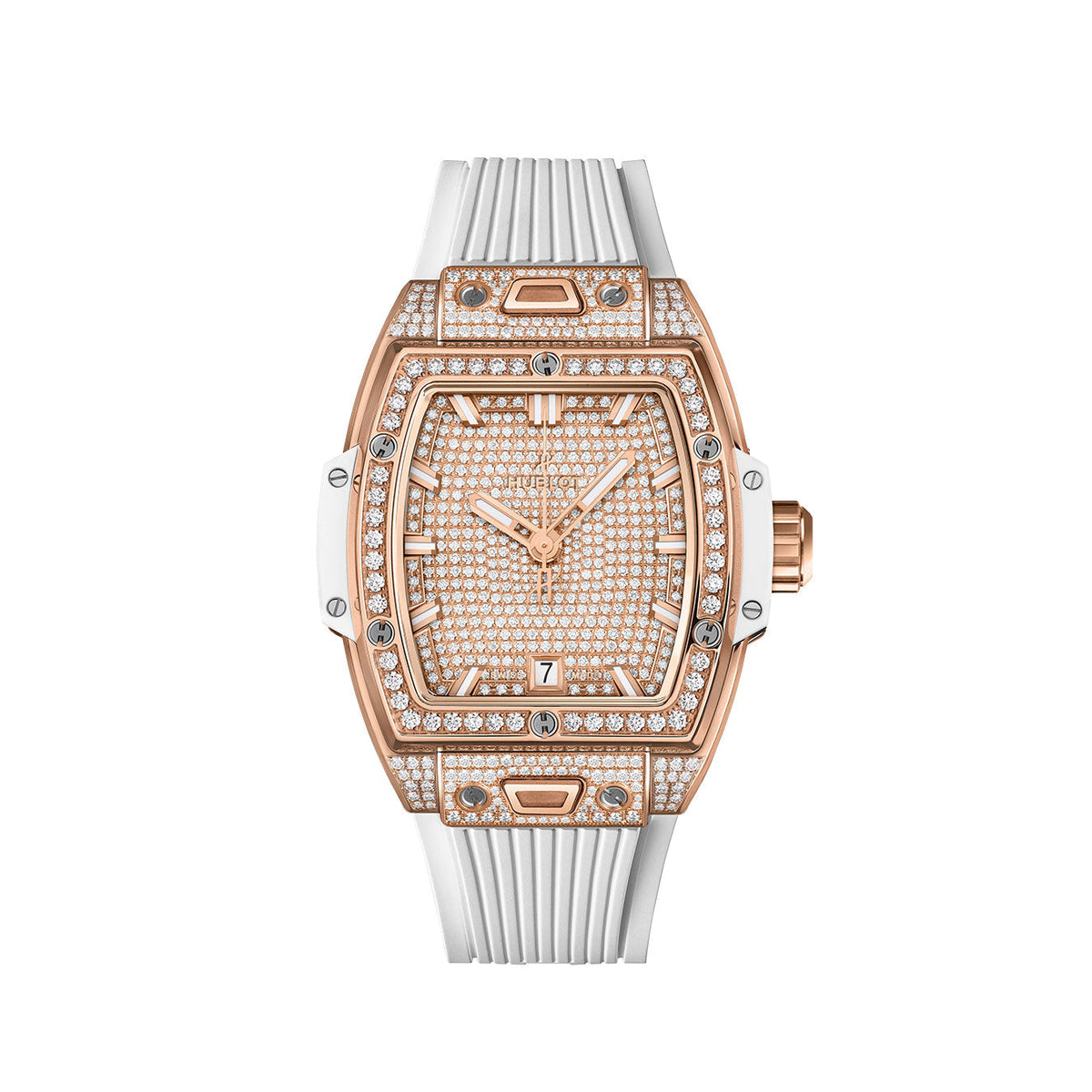 Luxury Watch Spirit of Big Bang KING GOLD WHITE FULL PAVÉ watch