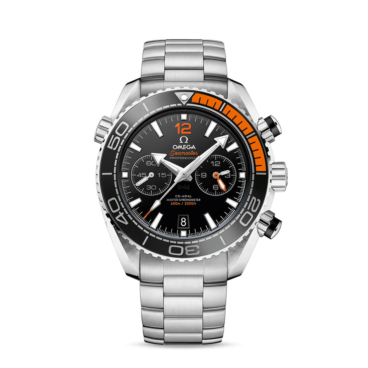 wrist watch Seamaster PLANET OCEAN 600M CO‑AXIAL MASTER CHRONOMETER CHRONOGRAPH Ref# 215.30.46.51.01.002 watch