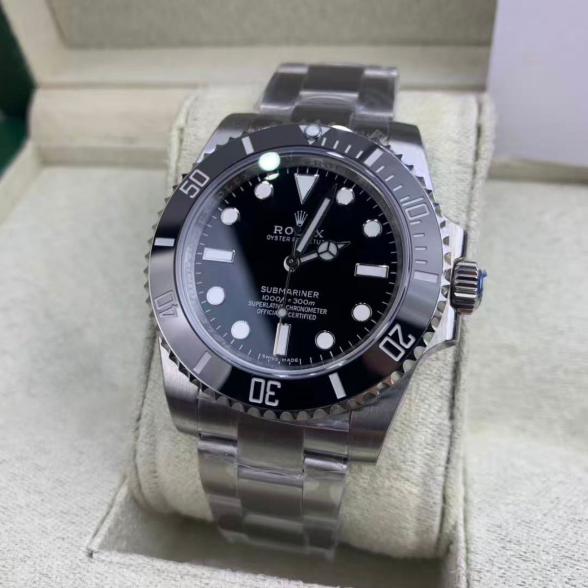 [Super Clone] Regency Diver 41 mm Timeless Black ceramic Bezel Bright black Dial 124060 8153