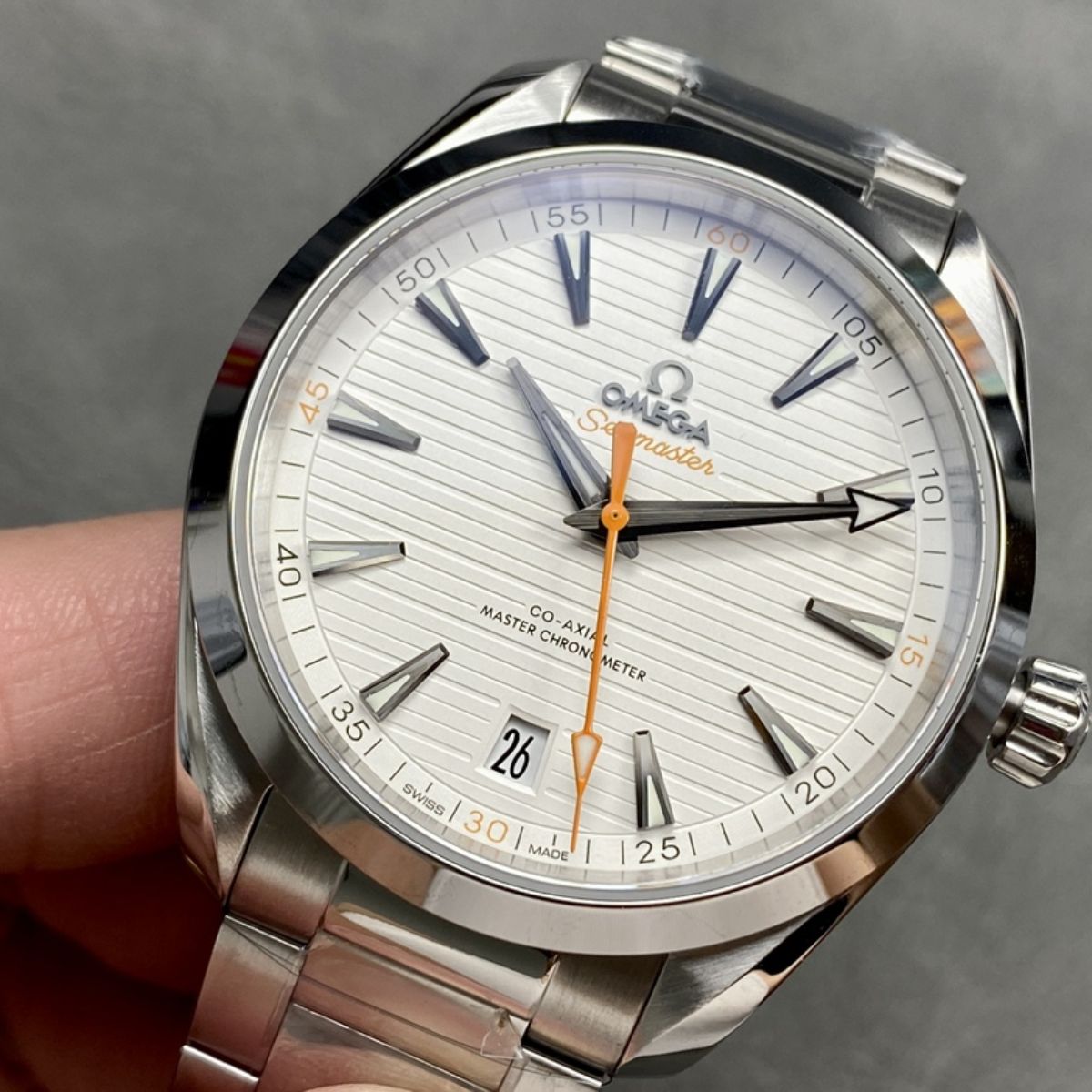 Celestial Aqua Sport 150M 41mm Steel On Steel White Dial 2901