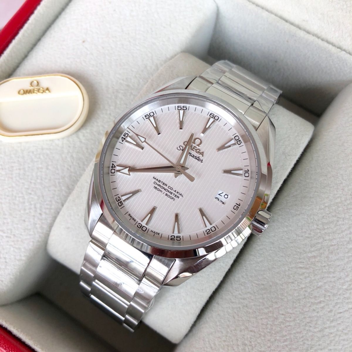 Celestial Aqua Sport 150M 42mm Steel On Steel Silver Dial 8552