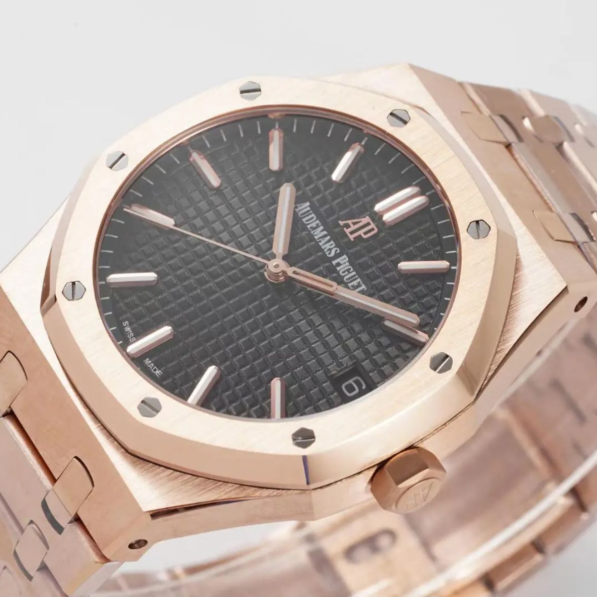 Prestige Atelier Octagon Sport 41mm Black Dial Rose Gold 4919