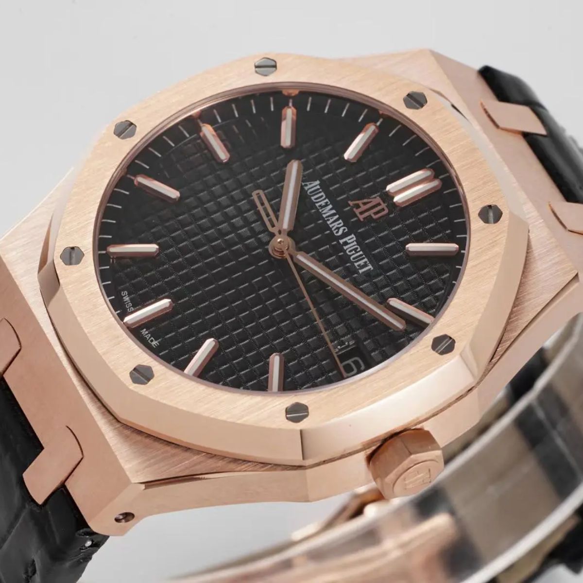Prestige Atelier Octagon Sport 41mm Black Dial Rose Gold 1703