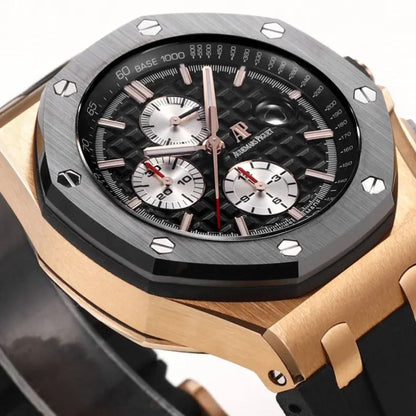 Prestige Atelier Coastal Sport Chronograph 44mm Black Dial Rose Gold 1241