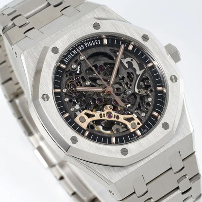 Prestige Atelier Octagon Sport Double Balance Wheel Openworked 41mm Skeleton Dial Stainless Steel 4218
