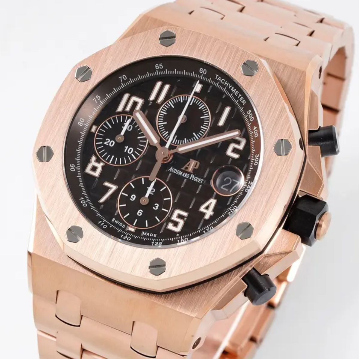 Prestige Atelier Coastal Sport Chronograph 42mm Black Dial Rose Gold 5933