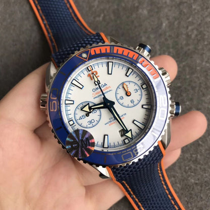 Celestial Ocean Diver 600M Limited 46mm Steel On NATO Strap White Dial 4018