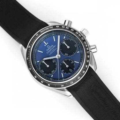 Celestial Racing Chronograph 40mm Steel On Rubber Strap Blue Dial 3198