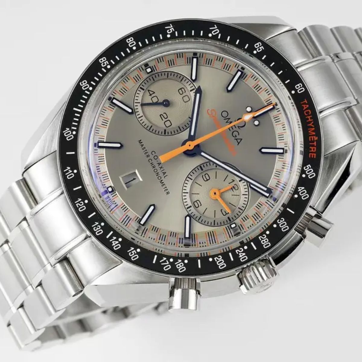 Celestial Racing Chronograph 44mm Steel On Steel Grey Dial 8816