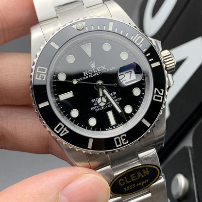 [Super Clone] Regency Diver Date 41 mm Timeless Black ceramic Bezel Bright black Dial 126610LN 1194