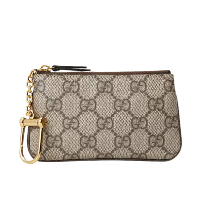 Ophidia GG Supreme Canvas Key Case Beige Ebony 12Cm OPHIDIA Bag