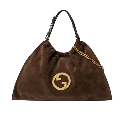 Blondie Large Suede Tote Bag Brown 50Cm Blondie Bag