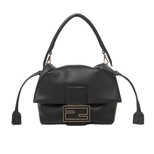 Mamma Baguette Small Leather Shoulder Bag Black 18Cm 8Bs105Abvef0Kur 22 New Collection Bag Baguette Bag