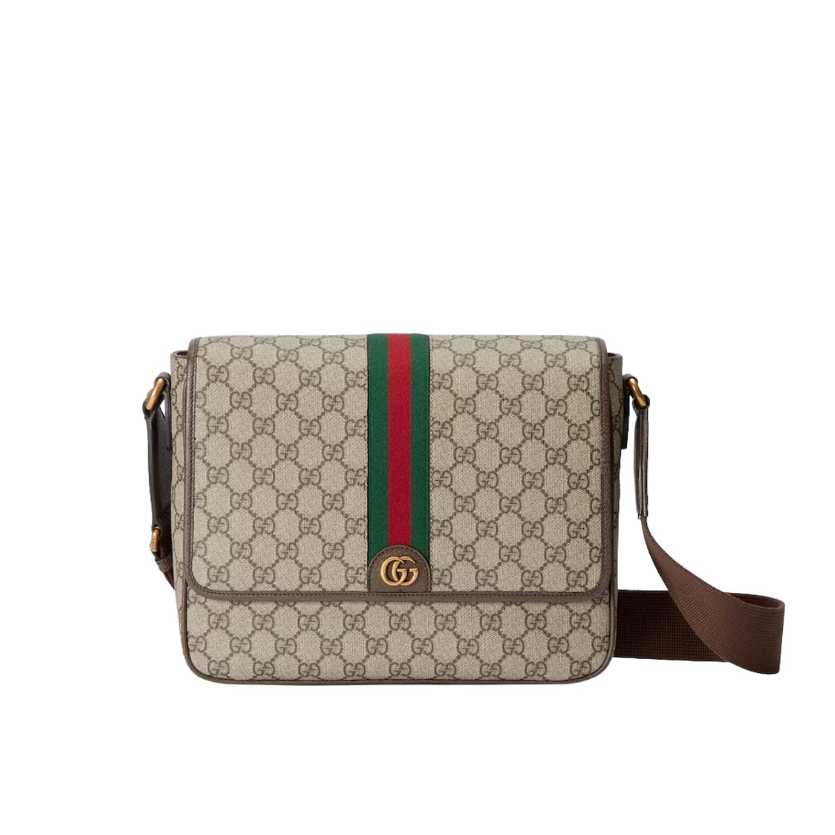 Ophidia Medium GG Supreme Canvas Shoulder Bag Beige Ebony 28Cm 761741 Facjq 9741 OPHIDIA Bag