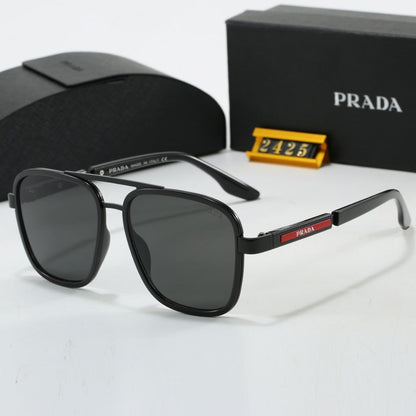 Two-tone metal sunglasses