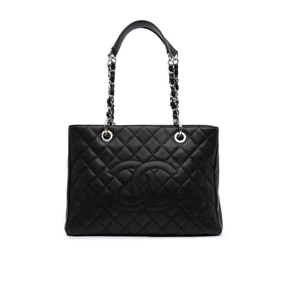 Grand Shopping Bag Large Grain Leather Tote Bag Black 34cm 22 New Collection Bag Shopping Bag