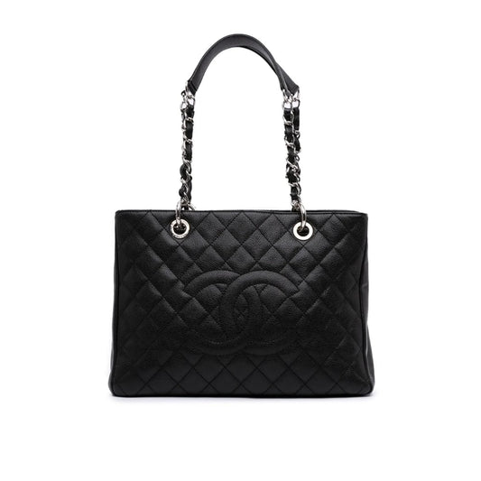 Grand Shopping Bag Large Grain Leather Tote Bag Black 34cm 22 New Collection Bag Shopping Bag