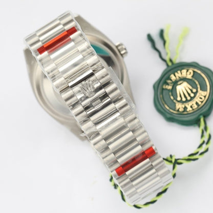 Regency Weekday 36 mm Weekday Brilliant diamond set Bezel Silver Dial 128349RBR 3372