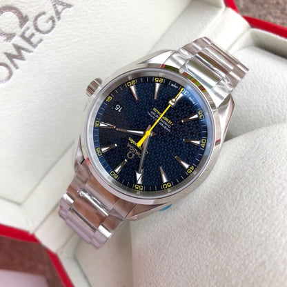 Celestial Aqua Sport 150M James Bond 007 Limited 42mm Steel On Steel Blue Dial 5470