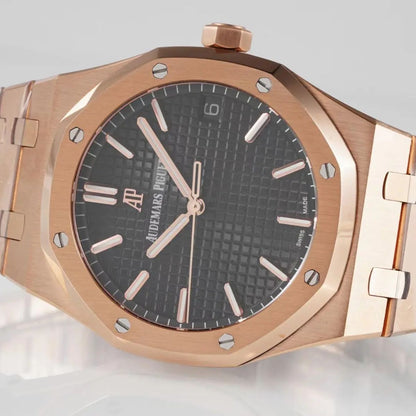 Prestige Atelier Octagon Sport 41mm Black Dial Rose Gold 4919