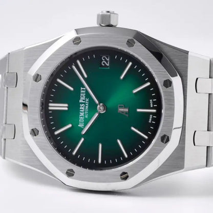 Prestige Atelier Octagon Sport Jumbo Extra Thin 39mm Green Dial Platinum 8652